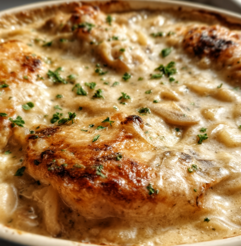 Creamy French Onion Chicken