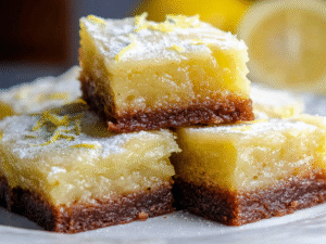 Lemon Brownie Bars