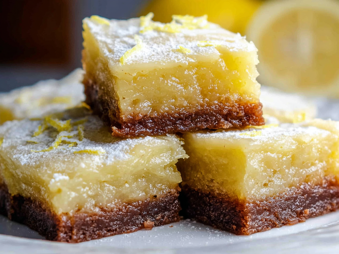 Lemon Brownie Bars