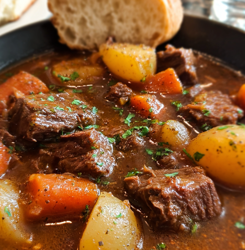 Comforting Crockpot Beef Stew