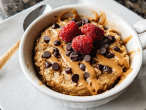 Easy Peanut Butter Baked Oatmeal