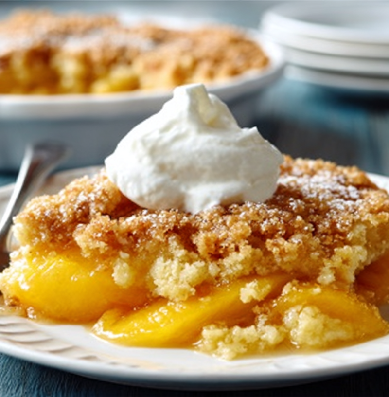 Peach Dump Cake