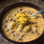 Cheesy Ground Beef & Potato Casserole