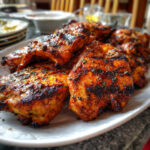 Baked Honey BBQ Popcorn Chicken (Crispy, Sweet & Easy)