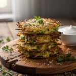Crispy Parmesan Zucchini Muffins